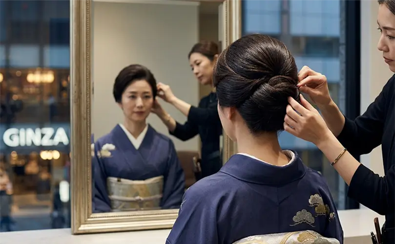 銀座で働くホステスさん必見！安くて上手なヘアセット専門店の選び方　ヘアセット1